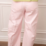 Mineral Washed Barrel Jean