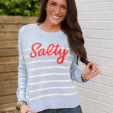 Shiraleah Blue Salty Sweater