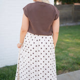 Polka Dot Sweater Dress