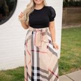 Chic Society Plaid Dress