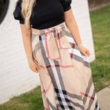 Chic Society Plaid Dress
