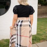 Chic Society Plaid Dress
