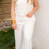 Z Supply Sloane Linen Top White