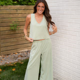 Z Supply Scout Jersey Crop Flare Pant