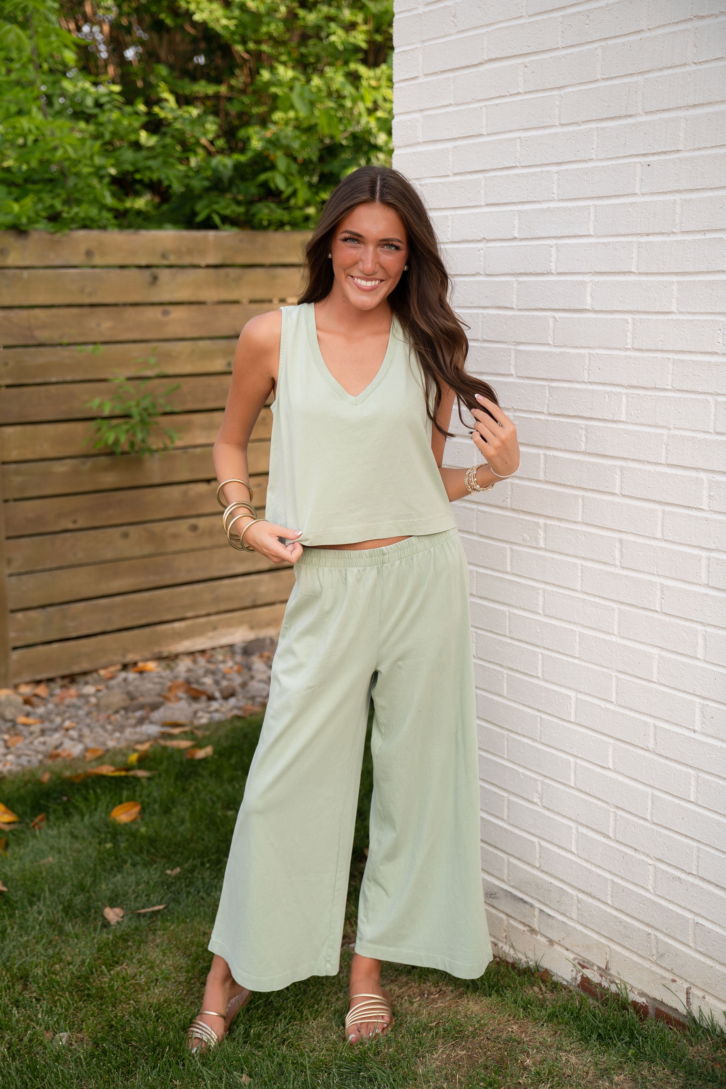 Z Supply Scout Jersey Crop Flare Pant
