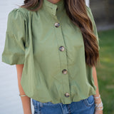 Bubble Top \ Olive