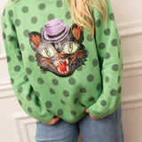 Queen of Sparkles Mad Hatter Sweater