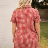 Sweet Spot Dress/Terra Cotta