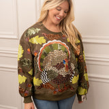Queen of Sparkles Gobble Gobble Sweatshirt
