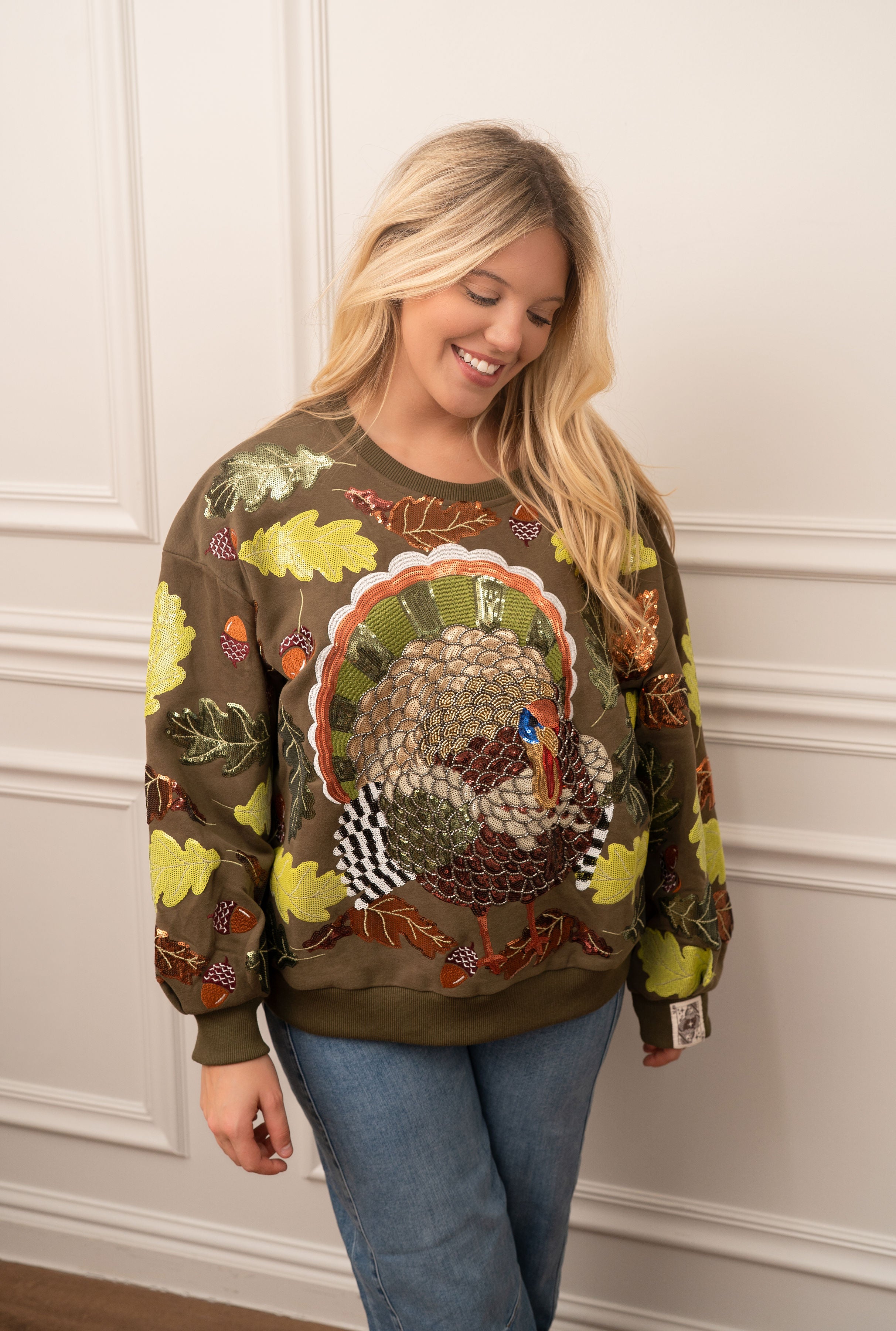 Queen of Sparkles Gobble Gobble Sweatshirt