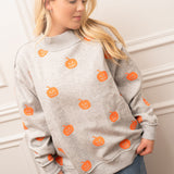 Reversible Halloween Mock Neck