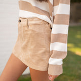 Show Me Your Mumu Vancouver Skort Faux Suede