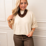 Cozy in Cream Sweater