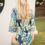 Emerald Paisley Dress