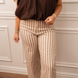 Toffee Stripe Pant