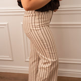 Toffee Stripe Pant