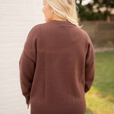 Gone Fishing Sweater/ Brown