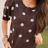 Polka Dot Perfection / Brown