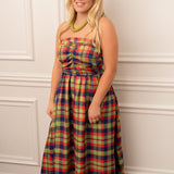 Autumn Plaid Maxi
