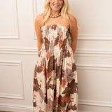 Falling Leaves Maxi Dress