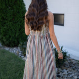 The Strapless Autumn Cabana Dress