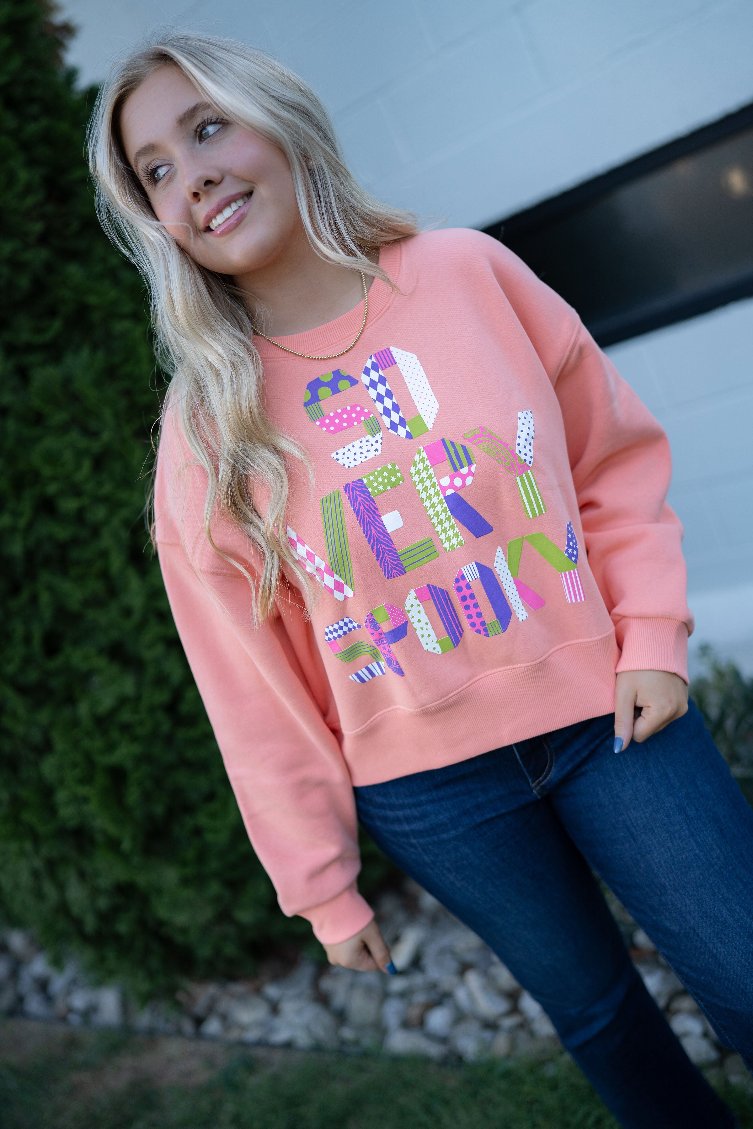 Poppy & Pine So Very Spooky Crop Sweatshirt