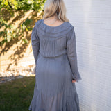 Free People Stone Valley Slate Dress