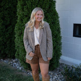 Z Supply Saddle Suede Shorts