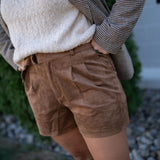 Z Supply Saddle Suede Shorts