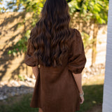 Dolce Cabo Suede Dress Brown Sugar