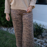 The Safari Suede Zebra Pant