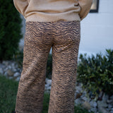 The Safari Suede Zebra Pant