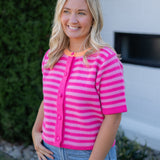 Strut & Bolt Sherbet Striped Sweater