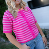 Strut & Bolt Sherbet Striped Sweater
