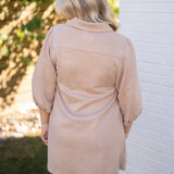 Dolce Cabo Suede Dress Camel