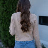 Z Supply Medina Pointelle Cardigan Macaroon