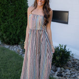 The Strapless Autumn Cabana Dress