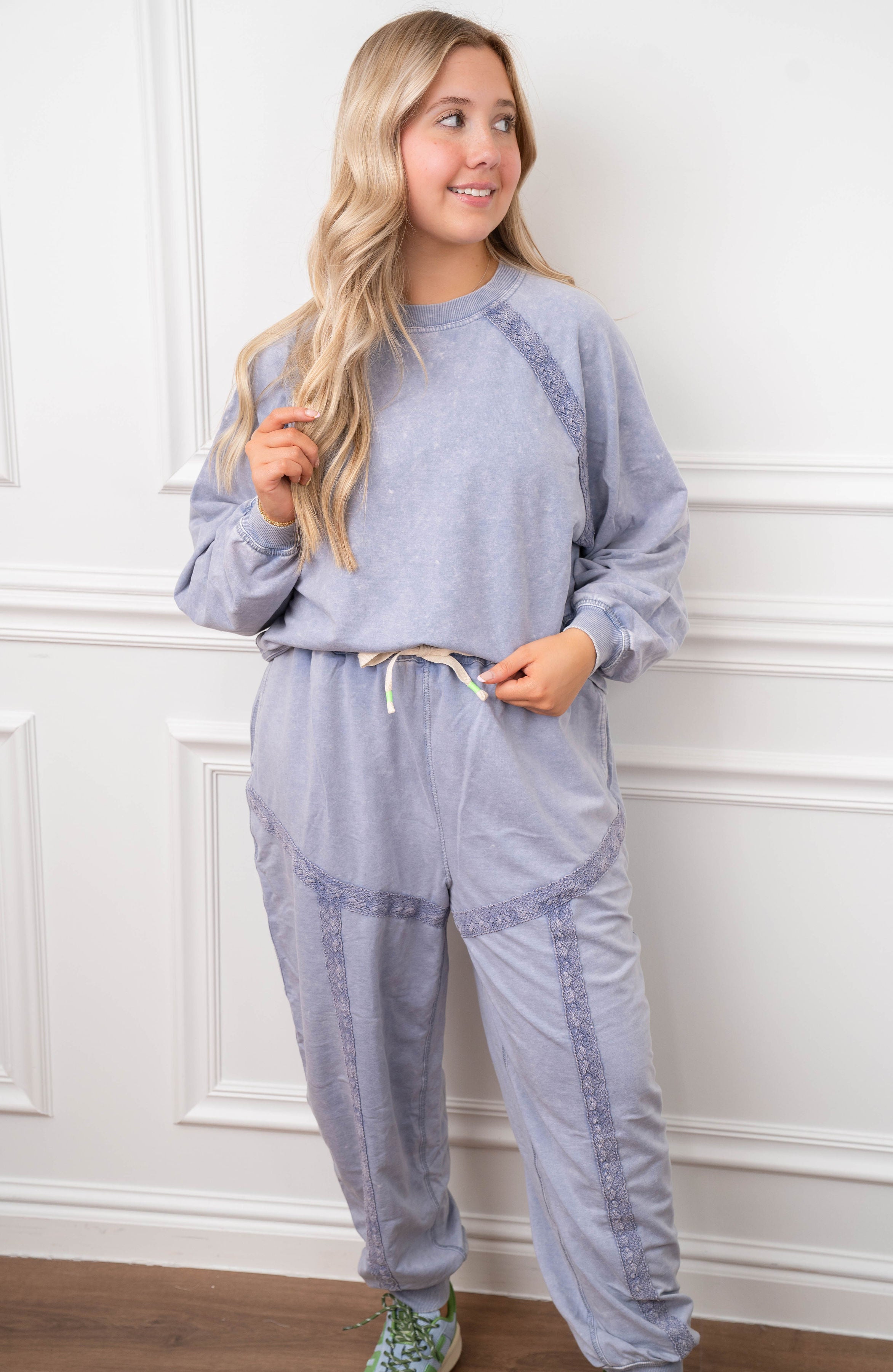 Free People Early Night Navy Set