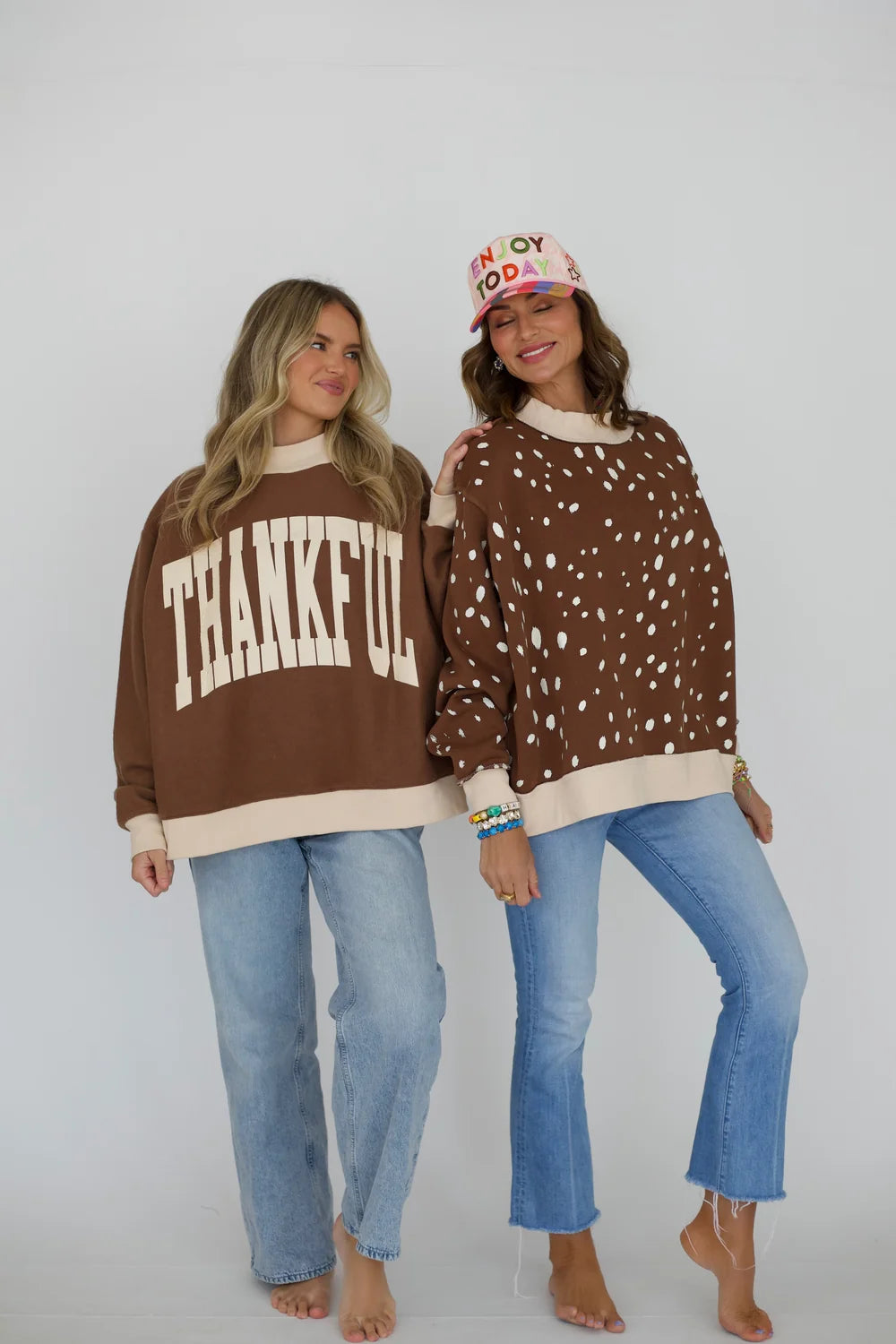 Poppy & Pine 2-Sided Thankful Sweatshirt
