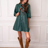 Dolce Cabo Faux Leather Dress