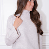 ZSupply Emerge Funnel Neck Sweater Turtle Dove