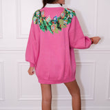 Queen of Sparkle Wreath Sweater Dress