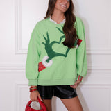 Queen of Sparkles Grinch Sweatshirt
