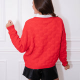 Abbie Red Sweater