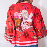 Queen of Sparkles Red Santa Sleigh