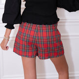 Plaid Skort