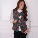 Christmas Plaid Vest