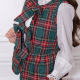Christmas Plaid Vest