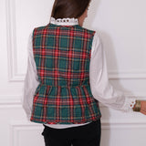 Christmas Plaid Vest