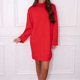 SPANX Red Air Essential Turtleneck Dress